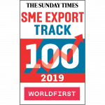 Sunday Times SME Export Track 100 badge
