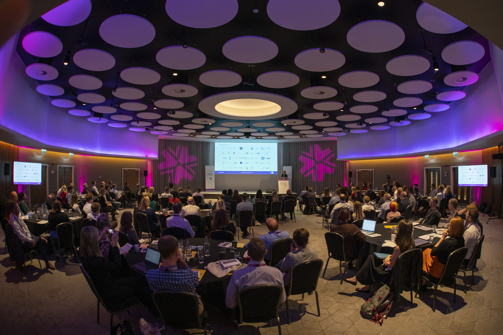 Wide shot of the Surpass Conference 2019